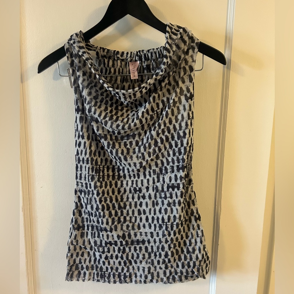 Stylish Black and Gray Women's Top